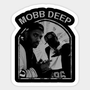 mobb deep// black white design T-Shirt Sticker